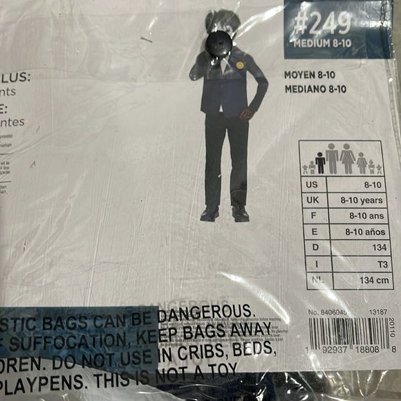 Creepy Painter Children’s Costume! New! - Picture 7 of 8